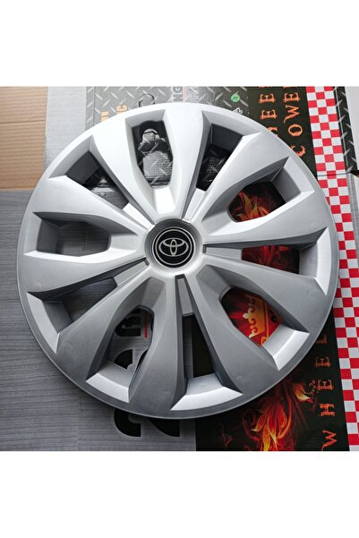 Universal Toyota Avensis/Corolla/Yaris Uyumlu 15" jant kapağı 4'lü Takım Amblem Hediyeli