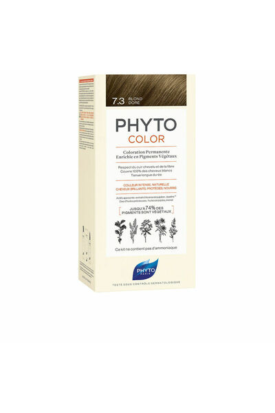 Phyto Трайна боя за коса PhytoColor 7.3 Златисто русо без амоняк