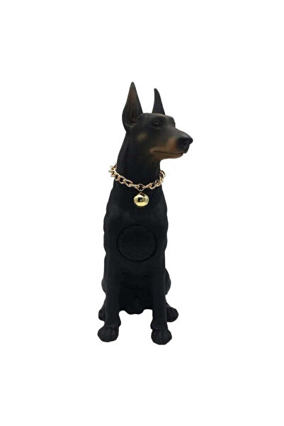 Tenzo Doberman-style Portable Wireless Speaker – Bluetooth, Mic, 10 W White