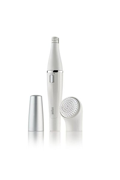 Braun Epilator-curățător facial electric 810, alb-negru, fără fir