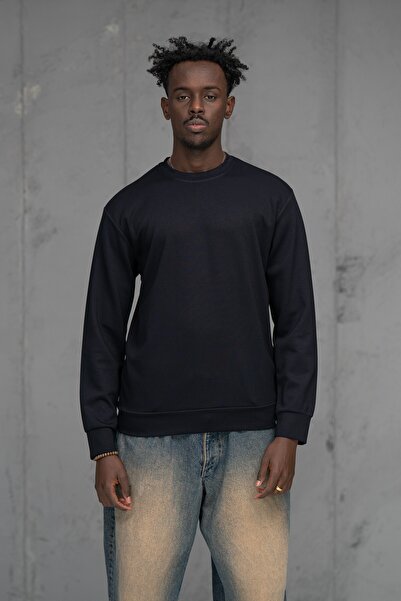 FBI Slimfit Modal Fabric Spring Crew Neck material elastic Swea tricou