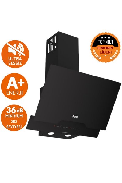 Ferre FryART&SilentArt Foria Ultra Yeni Seri Sessiz Siyah Ankastre Set (D063-SA +QEP63CS+ CS205-FA)