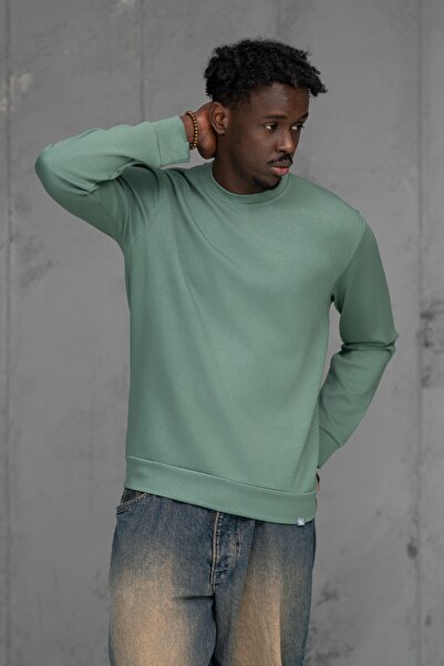 FBI Slimfit Modal Fabric Spring Crew Neck material elastic Swea tricou