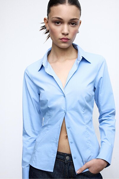 Stradivarius Basic fitted shirt