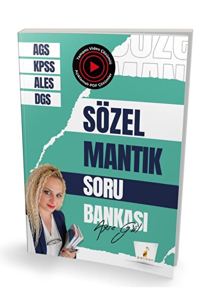 Pelikan Kitabevi KPSS ALES DGS AGS Sözel Mantık Soru Bankası / Ayşe Gül / 2026