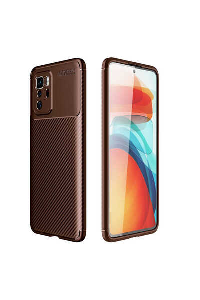 zore غطاء حماية من السيليكون لهاتف Poco X3 GT من MSRA - بني