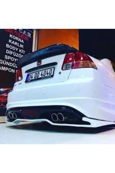 Aysimoto Dizayn Honda Cıvıc Vtec 2 Spoon Spoiler - Mat Siyah - Kampanyalı Fiyah