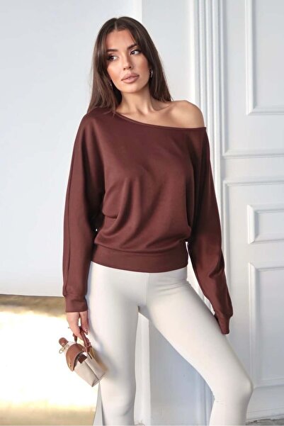 bb butik basic Μπλούζα Kayıkyaka M5154