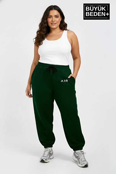 Superlife Women's Plus Size Elastic Leg Comfortable Fit Ar Printed Slim Sweatpants Spr26Beak951-1