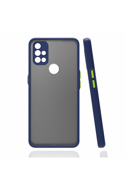 zore غطاء حماية لهاتف ون بلس نورد N10 5G من MSRA - أزرق داكن