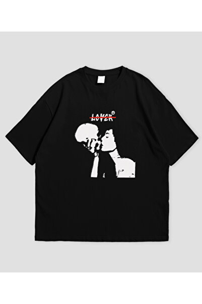 SVART WEAR Lover Štampano Oversize kroj Unisex T-shirt