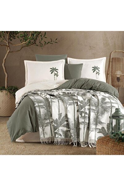 Clasy 100% Cotton Blanket Duvet Cover Set Double Size Arvona