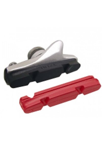 Fibrax saboți de frână, cu rezervă interschimbabilă, roșii, 1 pereche