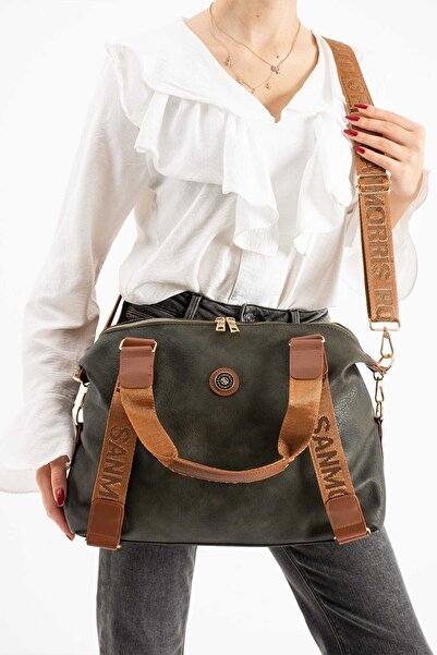 Sanmorris Kadın Çok Gözlü Ayarlanabilir Çapraz Askılı El Ve Omuz Çantası