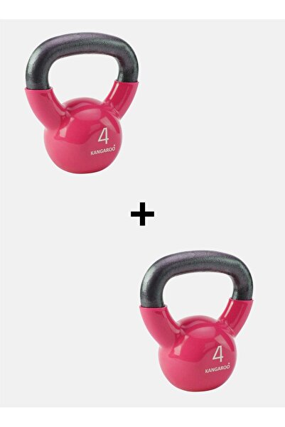 Generic Kangroo Kettlebell 4+4 kg – Cast Iron with Vinyl Coating, Durable Strength & Fitness Equipment