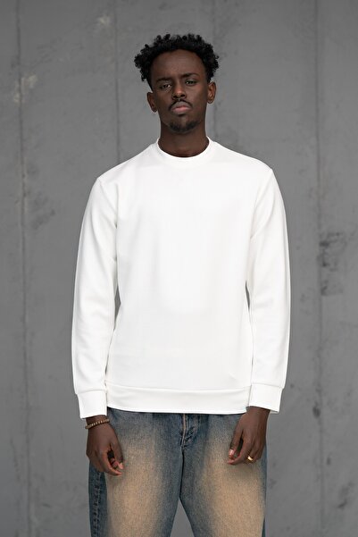 FBI Slimfit Modal Fabric Spring Crew Neck material elastic Swea tricou