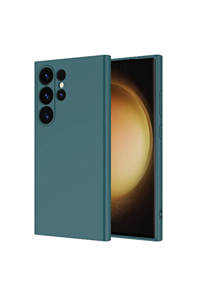 zore حافظة متوافقة مع هاتف Galaxy S24 Ultra من MSRA Mara - أخضر داكن