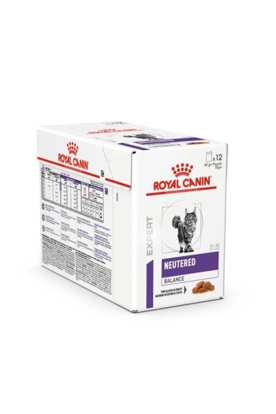 Royal Canin Neutered Satiety Balance Kedi yaş maması ve konservesi 12 adet