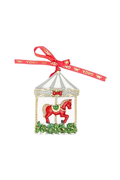 Ginza Christmas Kingdom Decoration, Classic, carousel model with glitter