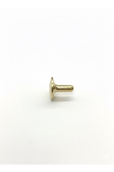 pololiza 8X10 mm Bottom Trok Light (Yellow) Color Rivet Bottom (250 Pieces)