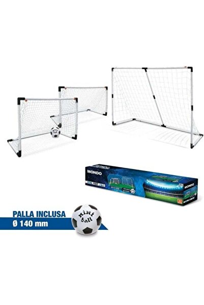 Mondo 2-in-1 Foldable Football Goal 92 × 63 cm – Medium Goal for Children with Precision Training