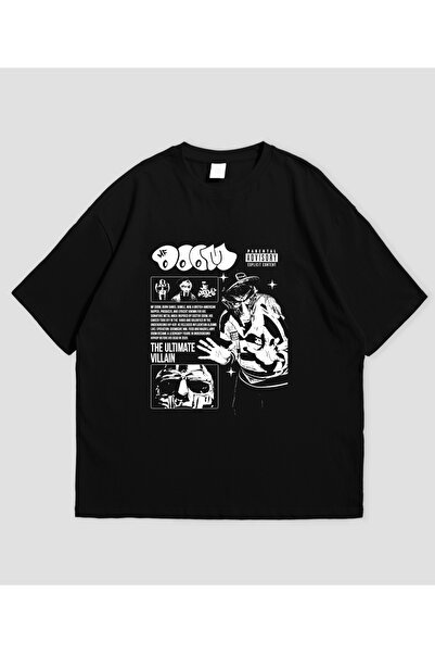 SVART WEAR Μπλουζάκι Unisex Mf Doom με τύπωμα oversized
