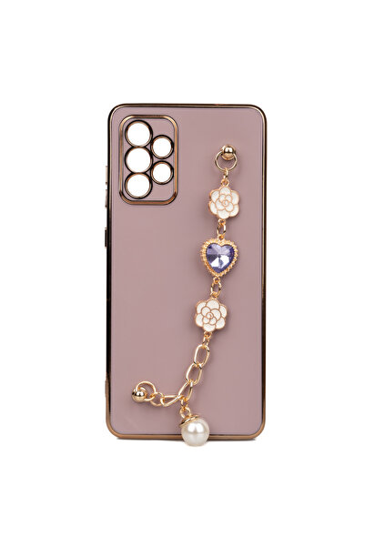 zore غطاء حماية لهاتف Galaxy A72 مع حماية للكاميرا من السيليكون MSRA Taka - أ...