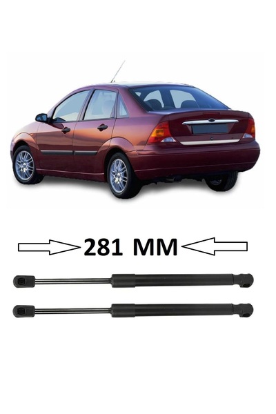 cme parts Ford Focus 1 Sedan 1998-2005 Uyumlu Sağ + Sol Takım Bagaj Amortisör...