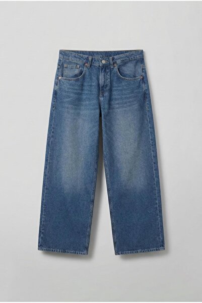 ablukaonline Men's Super Baggy Fit Jean Pants Light Blue