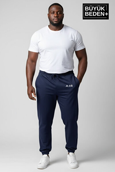 Superlife Men's Large Size Elastic Leg Comfortable Fit Ar Printed Slim Sweatpants Spr26Bea951-1