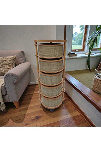 ARBOR EV AHŞAP 5 KATLI SEBZELİK VE ORGANİZER KORDOBA