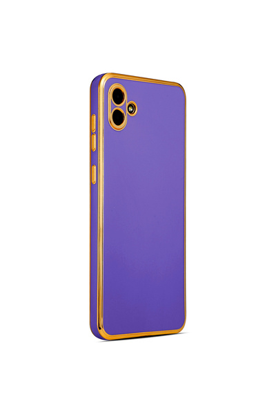 zore غطاء حماية لهاتف جالاكسي A04 من MSRA - بنفسجي غامق