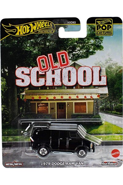 HOT WHEELS Old School Model Car 1979 Dodge RAM Van - Die Cast 1:64 - Length 7 cm - HVJ38 - Pop Cultu