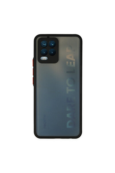 TechTrove Realme 8 İçin Uyumlu Buzlu Tasarım Renkli Tuş Mat Tasarım Sararmaz ...