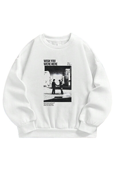 SVART WEAR Pink Floyd cu imprimeu supradimensionat Hanorac unisex tricou