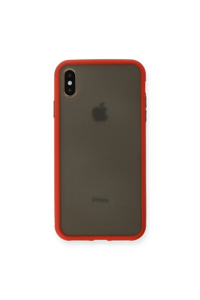 NewFace Iphone xs max case montreal silicone cover - red