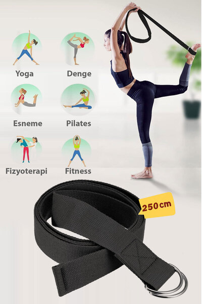 Spor Byfit Prirodni Pamuk komad visokog kvaliteta 250 cm joga Kaiš i