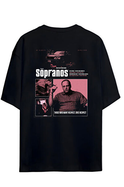 SVART WEAR The Sopranos-Tony Soprano Bada Bing Club Design special |   Tricou unisex din bumbac