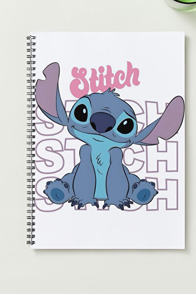 BLACKONECLASS STİTCH A5 Metal Spiralli Çizgisiz kalın bristol Kapak STİTCH De...