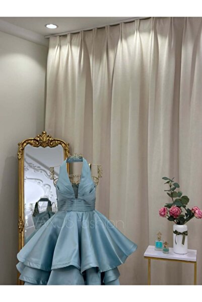 vanus fashion فستان سهرة ميدي 3893
