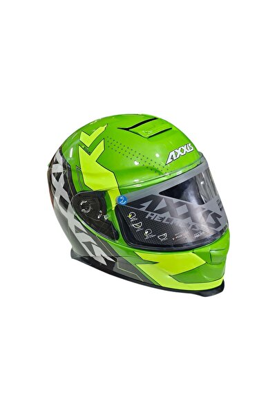 AXXIS DIAGON EAGLE KASK FULL FACE KAPALI XL - 2427