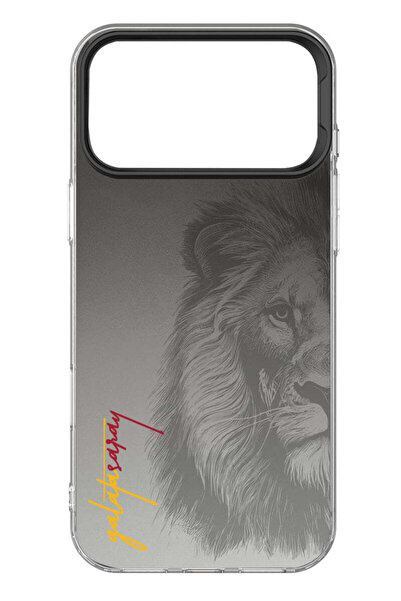 Galatasaray iPhone 17 Pro Uyumlu Premium Aslan Lisanslı Telefon Kılıfı
