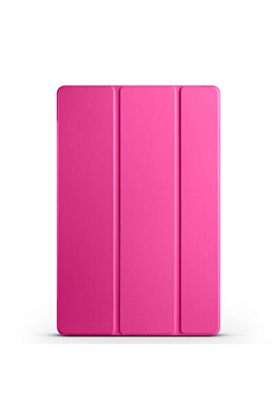 zore Galaxy Tab S9 Fe Compatible Msra Smart Cover with Stand 1-1 Case-Pink
