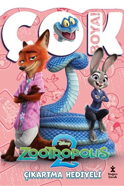 Doğan Çocuk Zootropolis 2 - Çok Boya Çıkartmalı Dev Boyama Kitabı