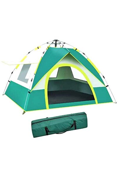 TOBYS خيمة تخييم جديدة تتسع لشخصين أو ثلاثة، قابلة للطيّ التلقائي، مناسبة للشاطئ، مقاومة للرياح والمطر