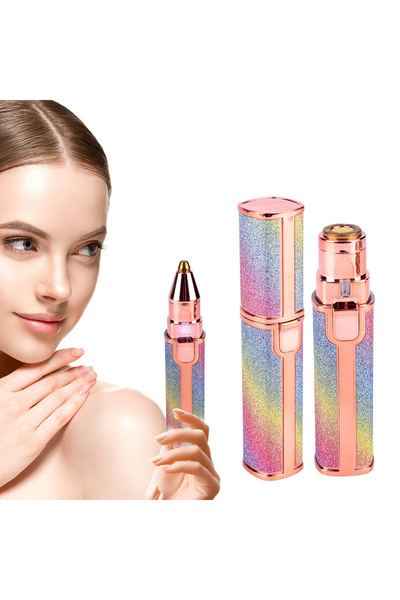 CARTIFY مزيل شعر الحواجب والوجه 2 في 1 - قابل لإعادة الشحن عبر منفذ USB بألوان متعددة