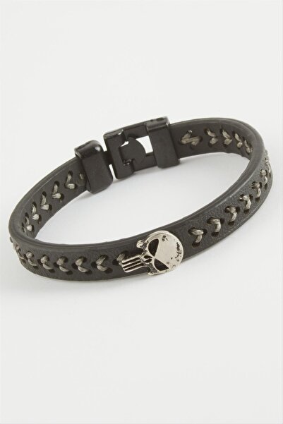 ZERO LAND 1591930739 سوار من الجلد الصناعي عالي الجودة (193019) - أسود