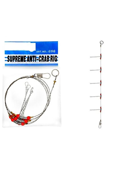 TRAKAV Portfish Çelik Telli Hazır Beden 5 li Yayın-Turna-Levrek Avları İçin