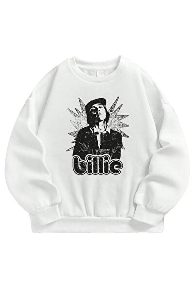 SVART WEAR سويت شيرت بيلي إيليش 25 مطبوع قصة فضفاضة للجنسين