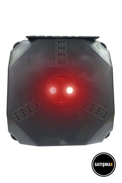 SatışMax Caydırıcı Ev Ve Araç Güvenlik Yanıp Sönen Alarm Led Işık (SOLAR VE M...